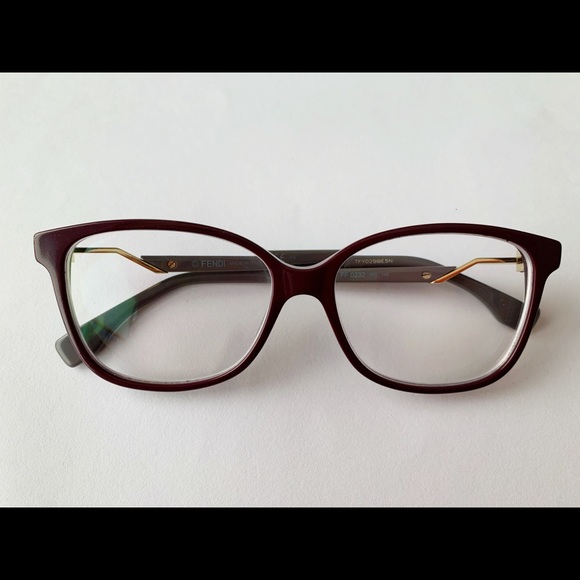 New Fendi CUBE FF 0232 S85 Dark Burgundy Eye wear